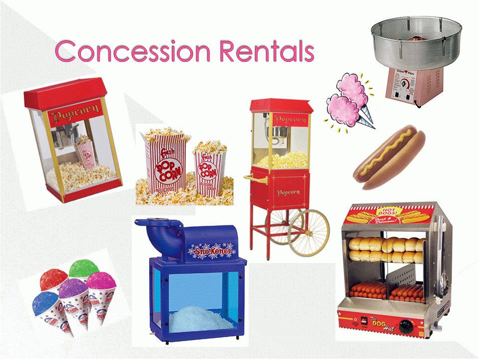 Popcorn Machine Rental - Concessionaire Rental Supply